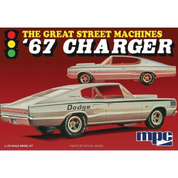 Model plastikowy - Samochód 1967 Charger (Great Street Machines) - MPC