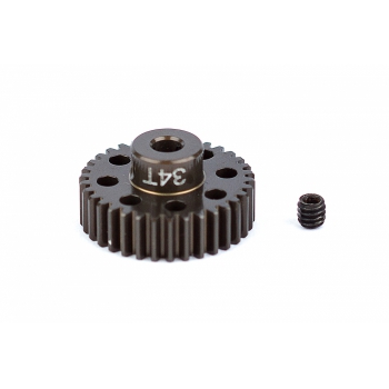 #1352 - FT Aluminum Pinion Gear, 34T 48P, 1/8 shaft - Team Associated