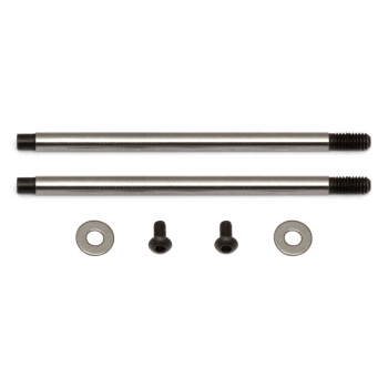 #91624 - FT 3x35 mm Shock Shafts (V2), Chrome - Team Associated