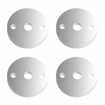 #91625 - FT 12mm Pistons V2, 2 x 1.5, flat - Team Associated