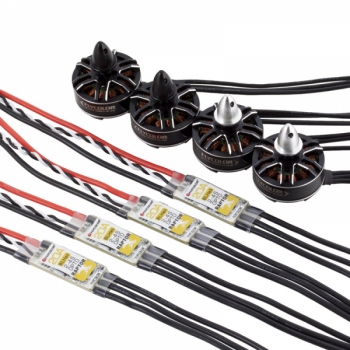 Zestaw Power Combo 4 x (Raptor 20A ESC + Silnik) - FLYCOLOR