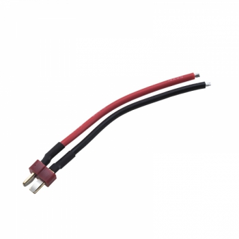 DEAN-Stecker mit 14AWG 10cm Kabel (rot + schwarz)
