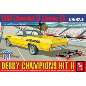 Model plastikowy - 1968 El Camino (with Bonus Soap Box Derby Car) 1:25 - AMT