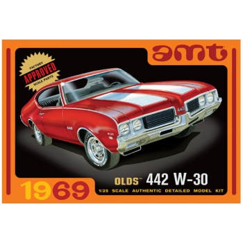 Model plastikowy - Samochód 1969 Olds 442 W-30 1:25 - AMT