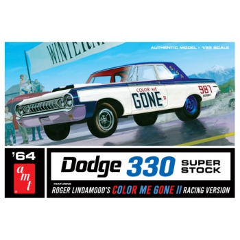 Plastikmodell - Car Color Me Gone 1964 Dodge 330 Superstock 1:25 - AMT