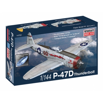 Plastikmodell - Flugzeug P-47D USAF 1:144 - Minicraft