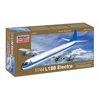 Model plastikowy - Samolot L-188 Electra Demonstrator 1:144 - Minicraft