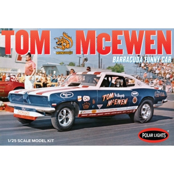 Model plastikowy - Samochód Tom "Mongoose" McEwen 1969 Barracuda Funny Car 1:25 - Polar Lights