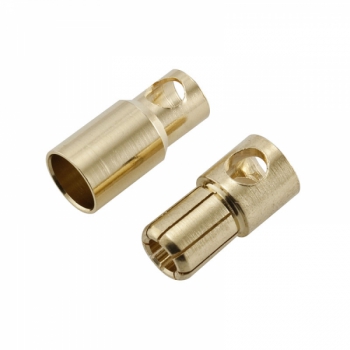 Gold (Banane) 6 mm Anschlüsse – flach