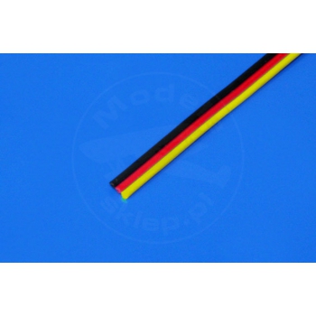 Dreiadriges Servokabel 3 x 0,13 mm/1 m flach (HITEC)