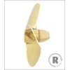 Messingschraube 3-Blatt 75mm M5 - rechts (CW) - RABOESCH
