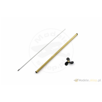 Wał Ø2 mm M2 180 mm Śruba 3-łop. 30 mm