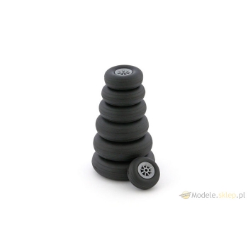 Koło gumowe z felgą nylonową 63 mm