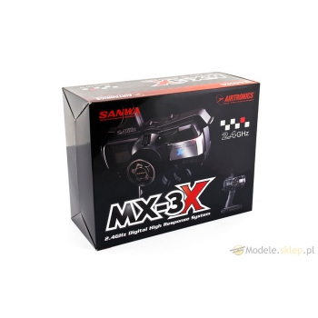 Aparatura SANWA MX-3X 2,4 GHz + RX37W