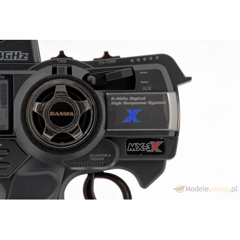Aparatura SANWA MX-3X 2,4 GHz + RX37W