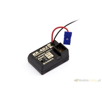Odbiornik SANWA - RX-462 FHSS-4 2,4 GHz (z telemetrią)