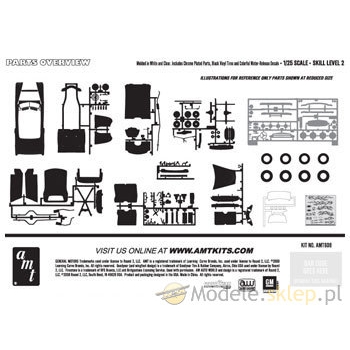 Model plastikowy AMT - 1951 Chevy Bel Air Convertible - produkt wycofany