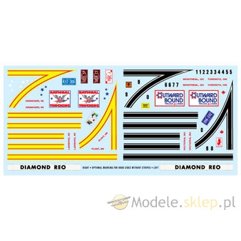 Model plastikowy AMT - Ciągnik siodłowy Diamond Reo Tractor