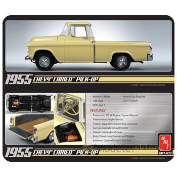 Model plastikowy AMT - 1955 Chevy Cameo