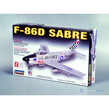 Model plastikowy Lindberg - Odrzutowiec F-86D Sabre