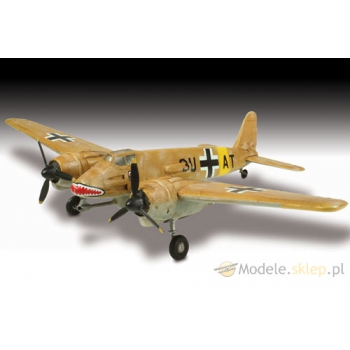 Plastikmodell Lindberg - Flugzeug Henschel MS-129B