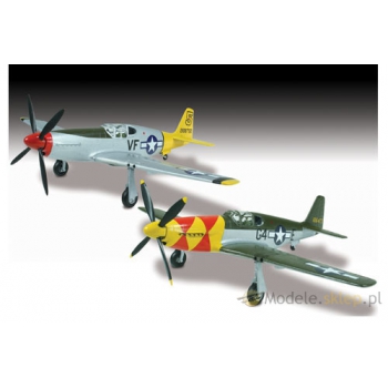 Plastikmodell Lindberg - Flugzeug P-51 Mustang
