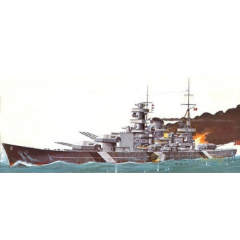 Plastikmodell Lindberg - Deutsches Kriegsschiff Scharnhorst