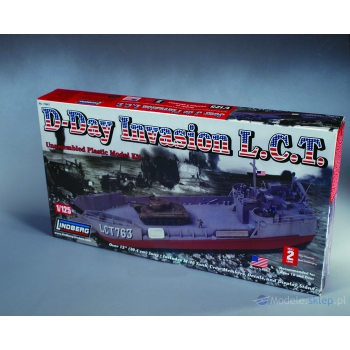 Model plastikowy Lindberg - Okręt desantowy D-DAY Invasion L.C.T.