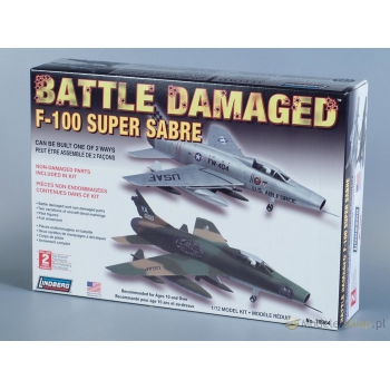 Plastikmodell Lindberg - F-100 Super Sabre Jet