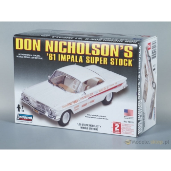 Model plastikowy Lindberg - 1961 Impala Don Nicholson - produkt wycofany