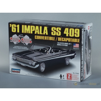 Model plastikowy Lindberg - 1961 Impala SS 409 Convertible