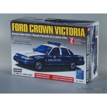 Model plastikowy Lindberg - Radiowóz Ford Crown Victoria (wersja stanowa Georgia) - produkt wycofany