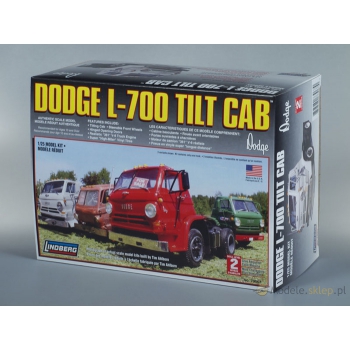 Model plastikowy Lindberg - Ciągnik siodłowy 1969 Dodge L-700 - produkt wycofany