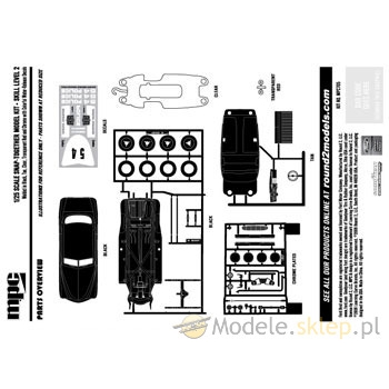 Model plastikowy - Radiowóz `49 Mercury - MPC