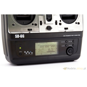 Aparatura SANWA SD-6G 2,4 GHz (MODE 2) + RX-40H