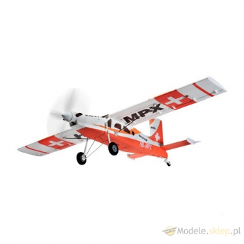 PILATUS PC-6 czerwony - Samolot MULTIPLEX