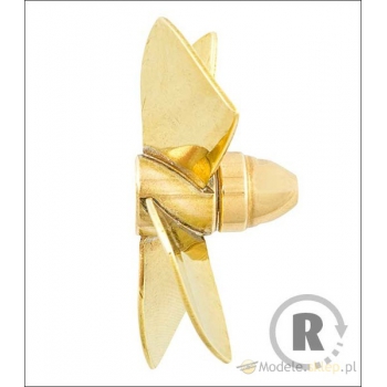 Messingschraube 4-Blatt 60mm M5 - rechts (CW) - RABOESCH