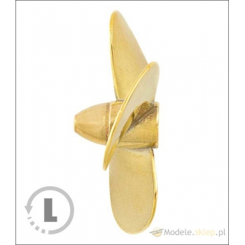Messingschraube 3-Blatt 45mm M4 - links (CCW) - RABOESCH