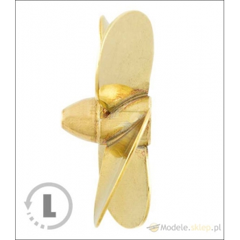 Messingschraube 4-Blatt 60mm M5 - links (CCW) - RABOESCH