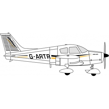 Model plastikowy -  Samolot Piper Cherokee - Minicraft