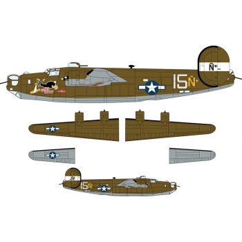 Model plastikowy - Samolot B-24J USAAF 