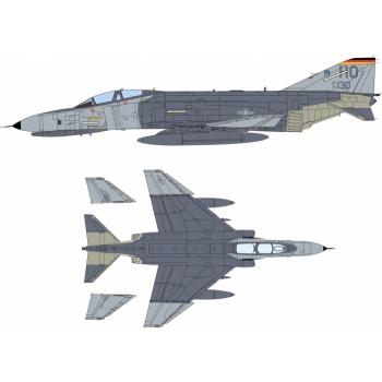 Model plastikowy - Odrzutowiec F-4E/F Phantom USAF/Luftwaffe - Minicraft