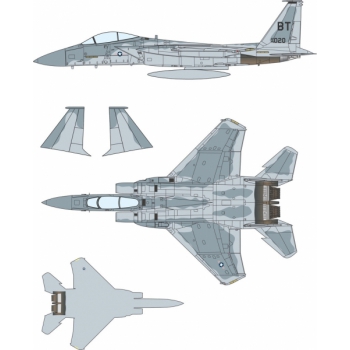 Plastikmodell - USAF F-15A Jet - Minicraft