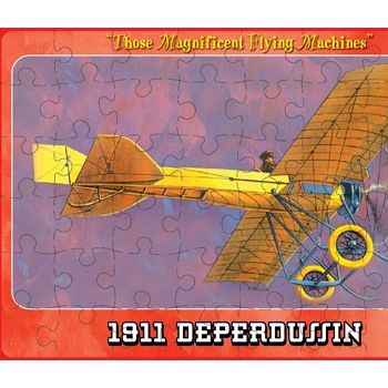 Model plastikowy - Samolot 1911 Deperdussin - puzzle w zestawie! - Lindberg