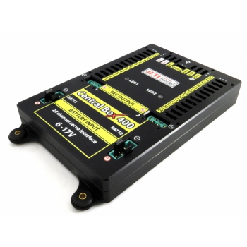 Central Box 400 + 2 odbiorniki Rsat2 + przełącznik RCSW - Jeti Model