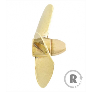 Messingschraube 3-Blatt 75mm M5 - rechts (CW) - RABOESCH