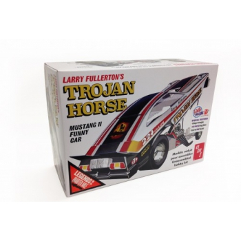 Model plastikowy - Samochód Trojan Horse 1975 Mustang Funny Car (Larry Fullerton) - AMT