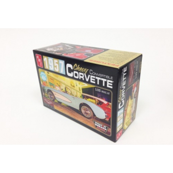 Model plastikowy - Samochód Car Culture 1957 Corvette Convertible (Aqua) - AMT