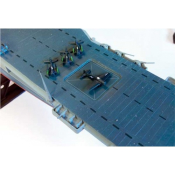 Model plastikowy - Lotniskowiec U.S.S. Lexington Aircraft Carrier - Lindberg