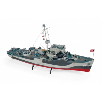 Model plastikowy Lindberg - Okręt U.S.S. Hazard Minesweeper